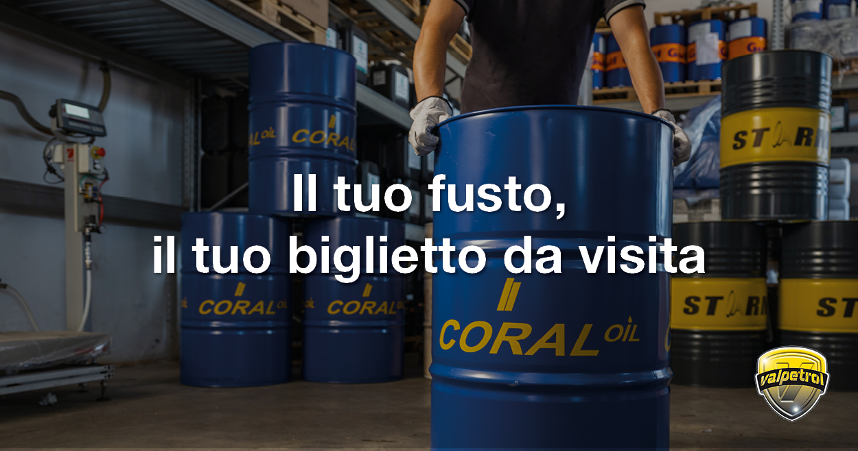 Personalizzazione fusti lubrificanti: il tuo marchio in officina è il tuo biglietto da visita
